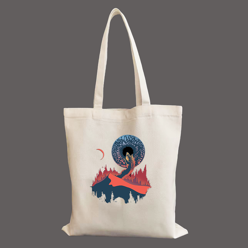 Women Bags Dune - กระเป๋าช้อปปิ้งลายอนิเมะ Frank Arrakis จาก Dune สำหรับผู้หญิง