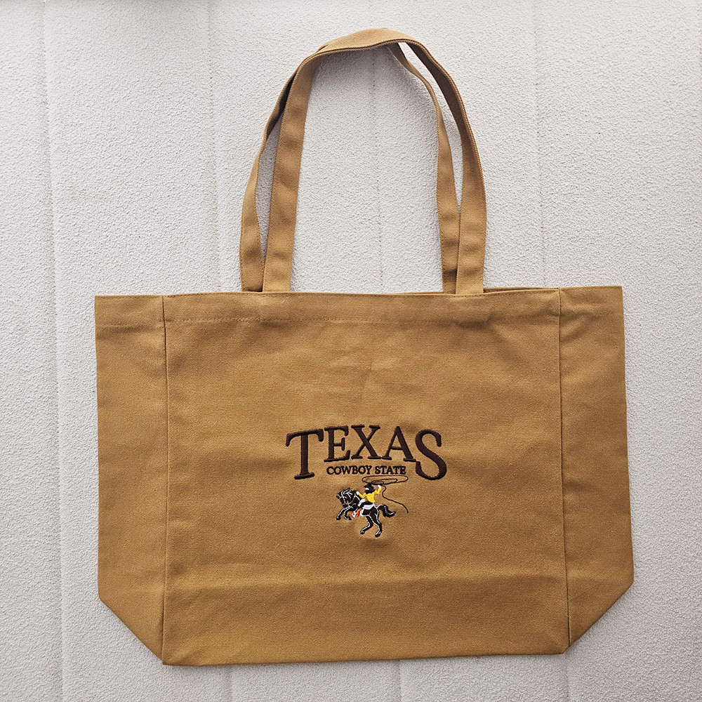 Women Bags Ck - Texas COWBOY State Retro กระเป๋าสะพายไหล่ผ้าใบปักลาย80S 90s