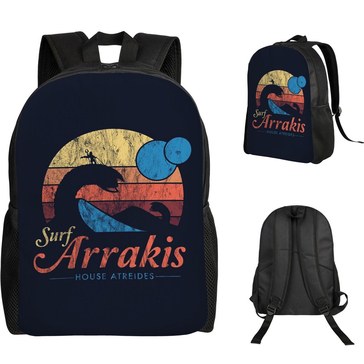Women Bags Dune - กระเป๋าเป้สะพายหลัง Visit Arrakis Distressed Surf Dune