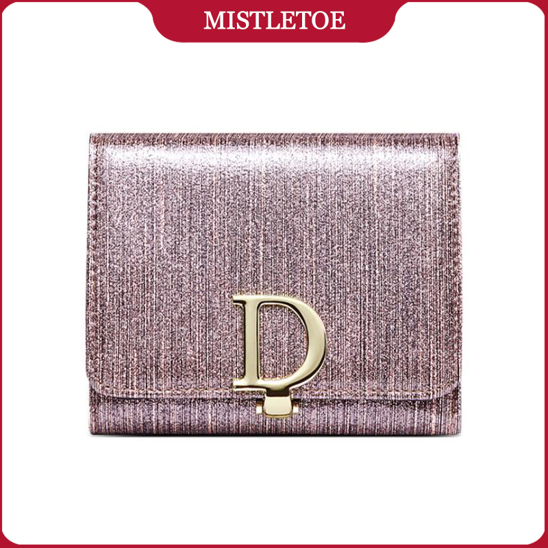 Women Bags Ck - Bright แฟชั่นผู้หญิง Cowhide หนังกระเป๋าสตางค์ Anti RFID