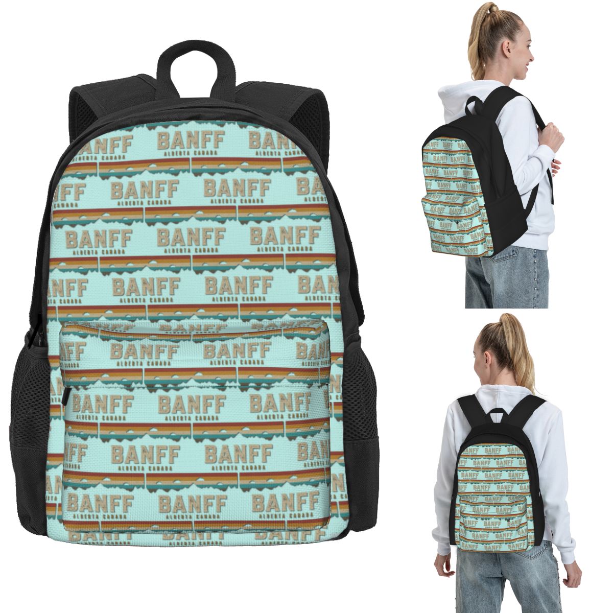 Women Bags Canada Sale - แบนฟ์ แคนาดากระเป๋าเป้สะพายหลังขายร้อนกระเป๋าเป้สะพายหลังความจุขนาดใหญ่กระเป๋าหนังสือสำหรับเด็กชายและเด็กหญิงกระเป๋านักเรียนกระเป๋าสะพายไหล่สำหรับผู้ชายผู้หญิง