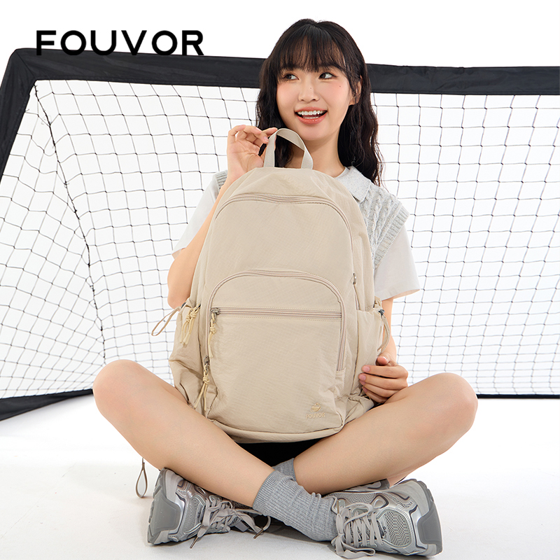 Women Bags Trend 2025 - Fouvor กระเป๋าเป้สะพายหลังผู้หญิงกันน้ําขนาดใหญ่วัยรุ่นกระเป๋าเป้สะพายหลังแนวโน้ม 2025 Casual ไนลอนกระเป๋าแฟชั่น Lady