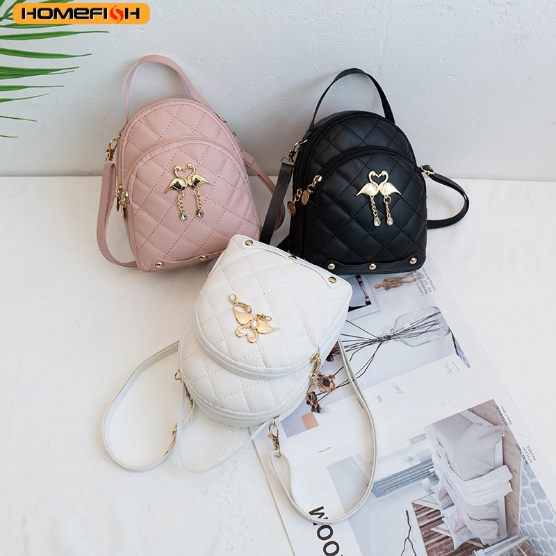 Women Bags H&M - กระเป๋าเป้แฟชั่นผู้หญิง HOMEFISH รุ่นใหม่ กระเป๋าสะพายข้างผู้หญิง สไตล์ลำลอง กระเป๋าเป้แฟชั่นขนาดเล็ก