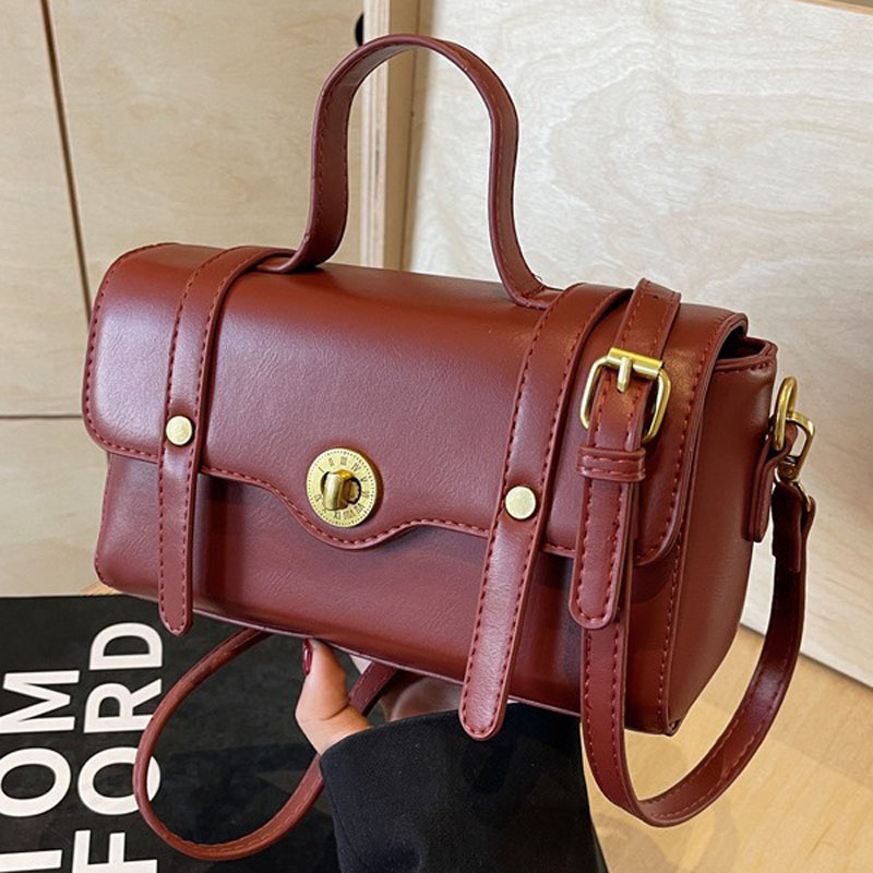 Women Bags Price - ราคาต่ํายอดนิยมย้อนยุคกระเป๋าสะพายข้างอเนกประสงค์กระเป๋าสี่เหลี่ยมเล็กแฟชั่นแนวทแยงข้ามกระเป๋าถือสตรี