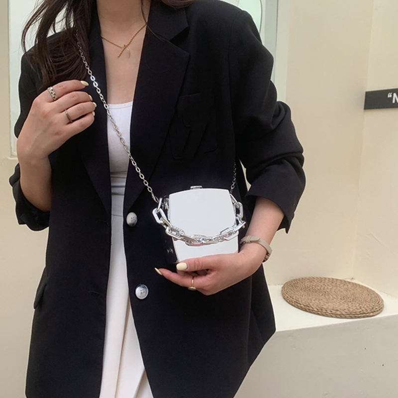 Women Bags Luxury - Mini Luxury Gold Party กระเป๋าถืองานเลี้ยงกลางคืนแฟชั่นสำหรับผู้หญิง PVC