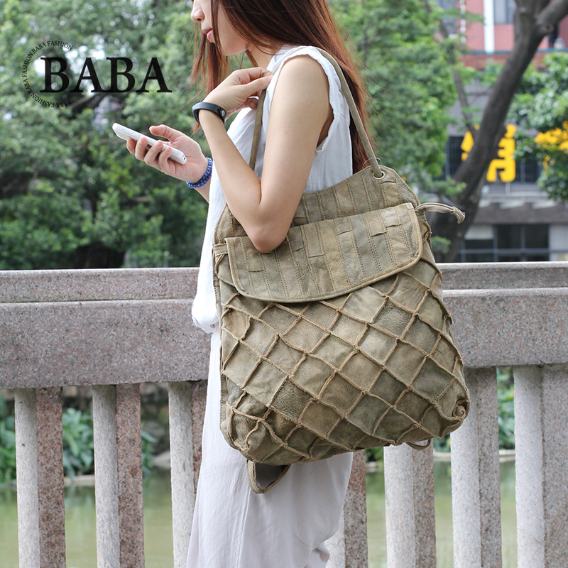 Women'S Bags Going Out - ใหม่ยุโรป/อเมริกันกระเป๋าเป้สะพายหลังผู้หญิงขนาดใหญ่ความจุกระเป๋าเป้สะพายหลังหนังกลางแจ้งหนังผู้หญิงกระเป๋าน้ํา