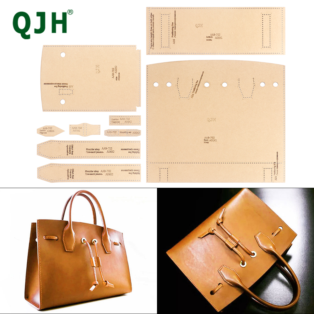 Women Bags Ru - 1 ชุด DIY กระเป๋าหนังแม่แบบกระดาษ, ผู้หญิงและผู้ชายกระเป๋าถือแฟชั่นกระเป๋าสะพายข้างรูปแบบการออกแบบแม่แบบ