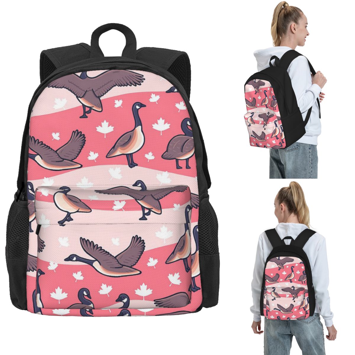 Women Bags Canada Sale - กระเป๋าเป้สะพายหลังแคนาดา กูสขายดี กระเป๋าเป้สะพายหลังความจุขนาดใหญ่ กระเป๋าหนังสือสำหรับเด็กชายและเด็กหญิง กระเป๋านักเรียน กระเป๋าสะพายไหล่สำหรับผู้ชายและผู้หญิง