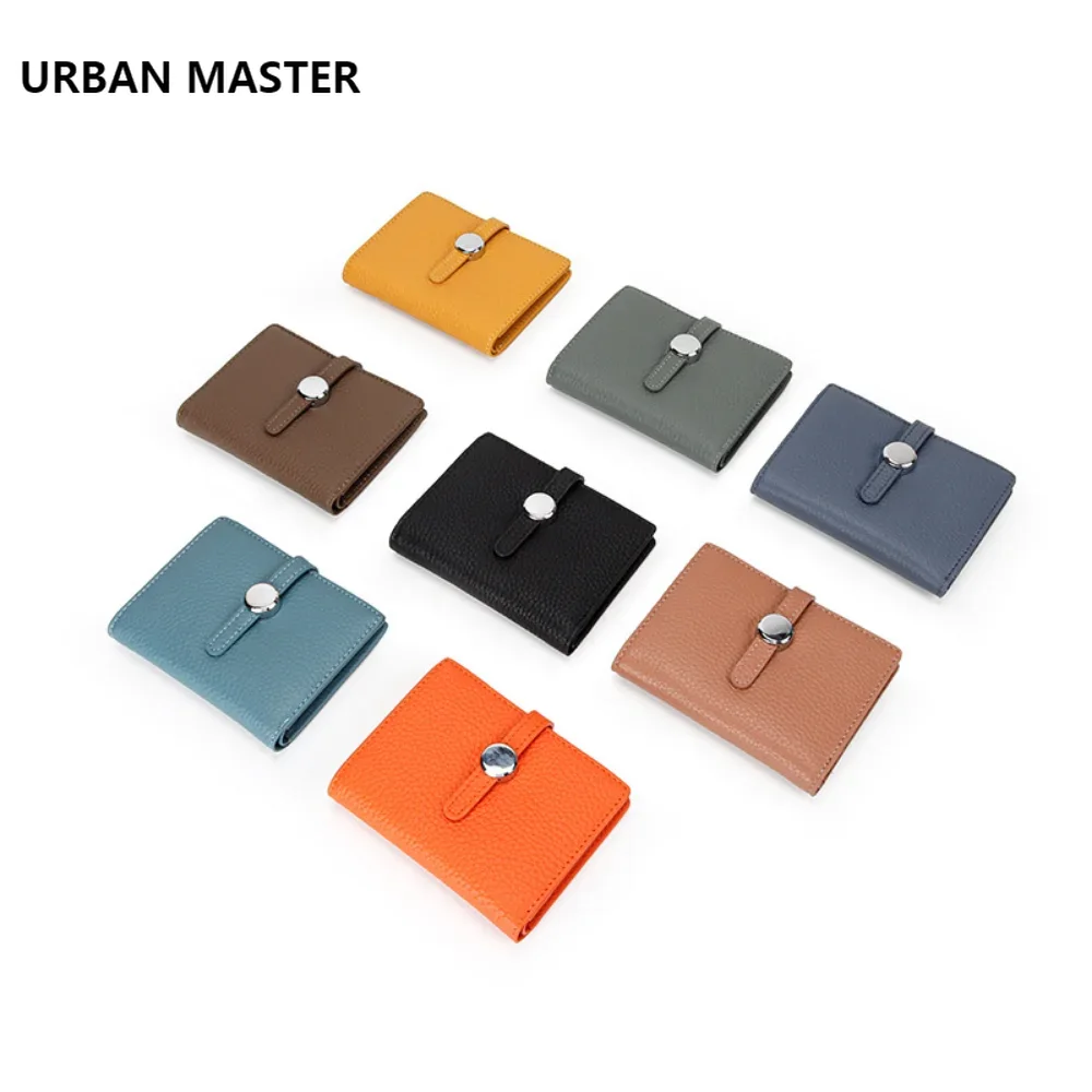 Women Bags Ck - URBAN MASTER Cowhide ผู้หญิงกระเป๋าสตางค์ใบสั้นหนังวัวแท้วัวแท้วัวแท้กระเป๋าสตางค์กระเป๋าสตางค์เหรียญของผู้หญิงกระเป๋าสตางค์ใส่นามบัตร