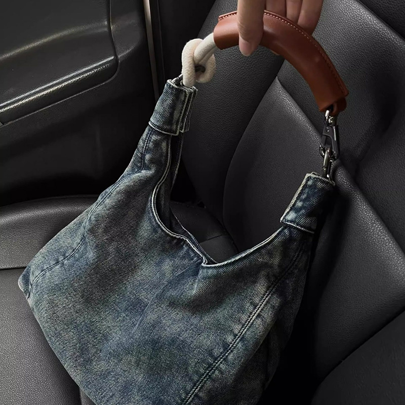 Women Bags In Sale - กระเป๋าถือสะพายไหล่ผู้หญิงอเนกประสงค์ ดีไซน์ใหม่สุดฮิต ปี 2026 กระเป๋าโท้ทแฟชั่นสตรีทเทรนด์ ผ้าเดนิม