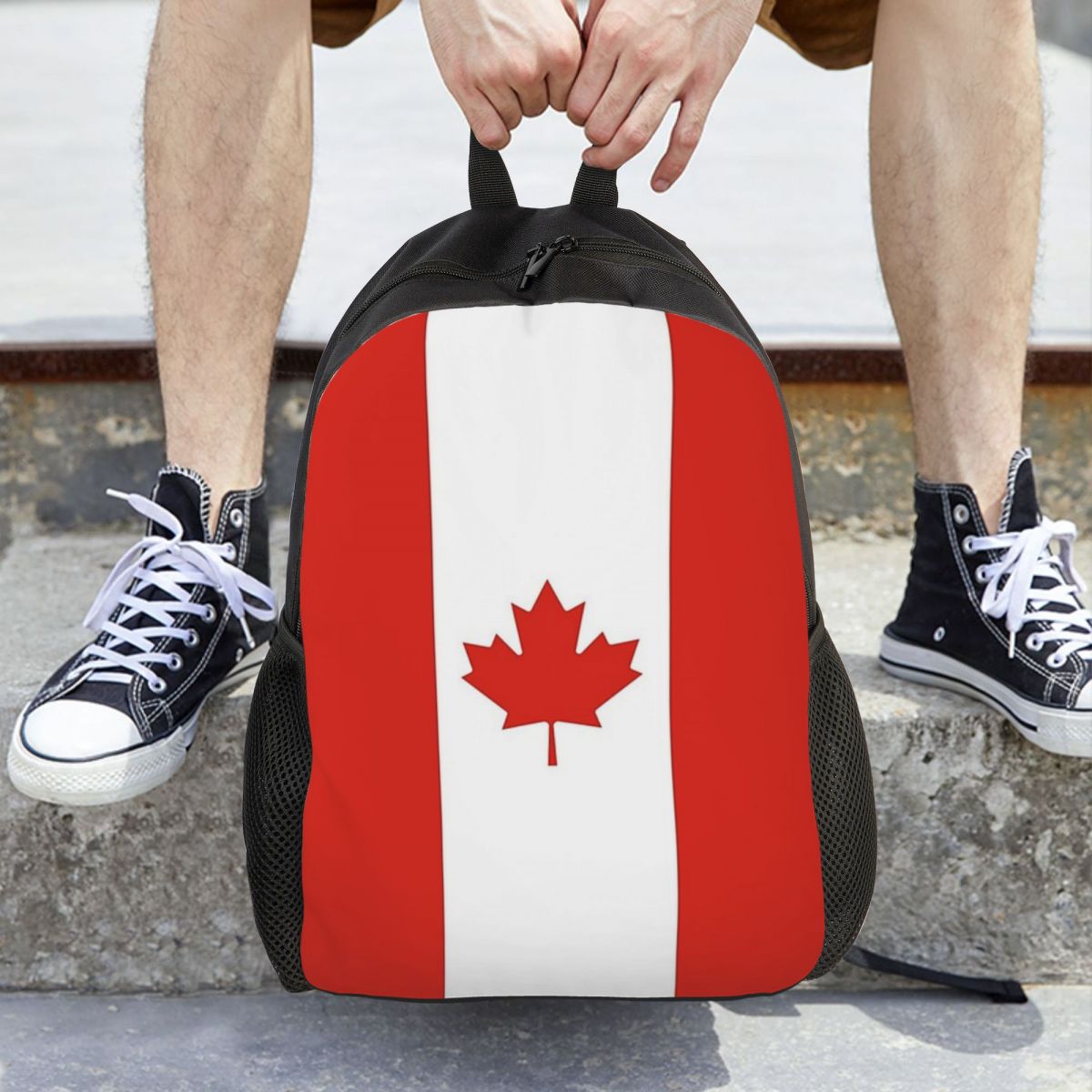 Women Bags Canada Sale - ธงแคนาดาวัฒนธรรมแห่งชาติกระเป๋าเป้สะพายหลังขายร้อน Daypack ความจุขนาดใหญ่ชายหญิง BookBag กระเป๋านักเรียนกระเป๋าสะพายสําหรับผู้ชายผู้หญิง