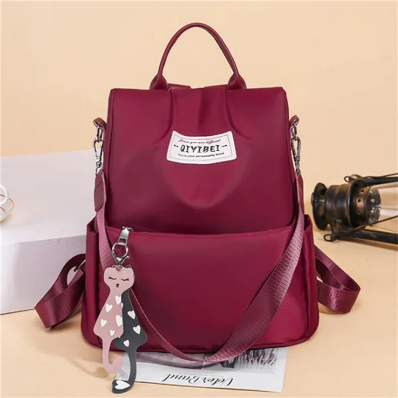 Women Bags H&M - กระเป๋าเป้ผู้หญิงกันน้ำอ็อกซ์ฟอร์ดความจุสูงกระเป๋าเป้เดินทางกันขโมยกระเป๋าสะพายหลังแบบลำลองกระเป๋าสะพายไหล่อเนกประสงค์