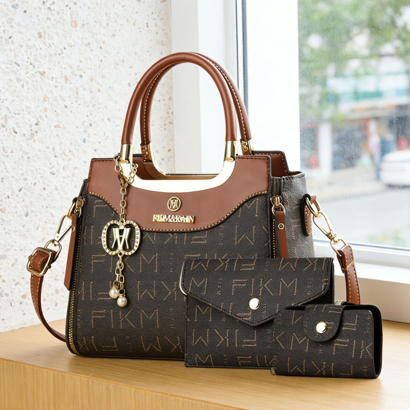 ชุดกระเป๋าพิมพ์ลายตัวอักษร 3 ช - Women Bags Luxury บทวิจารณ์และราคา