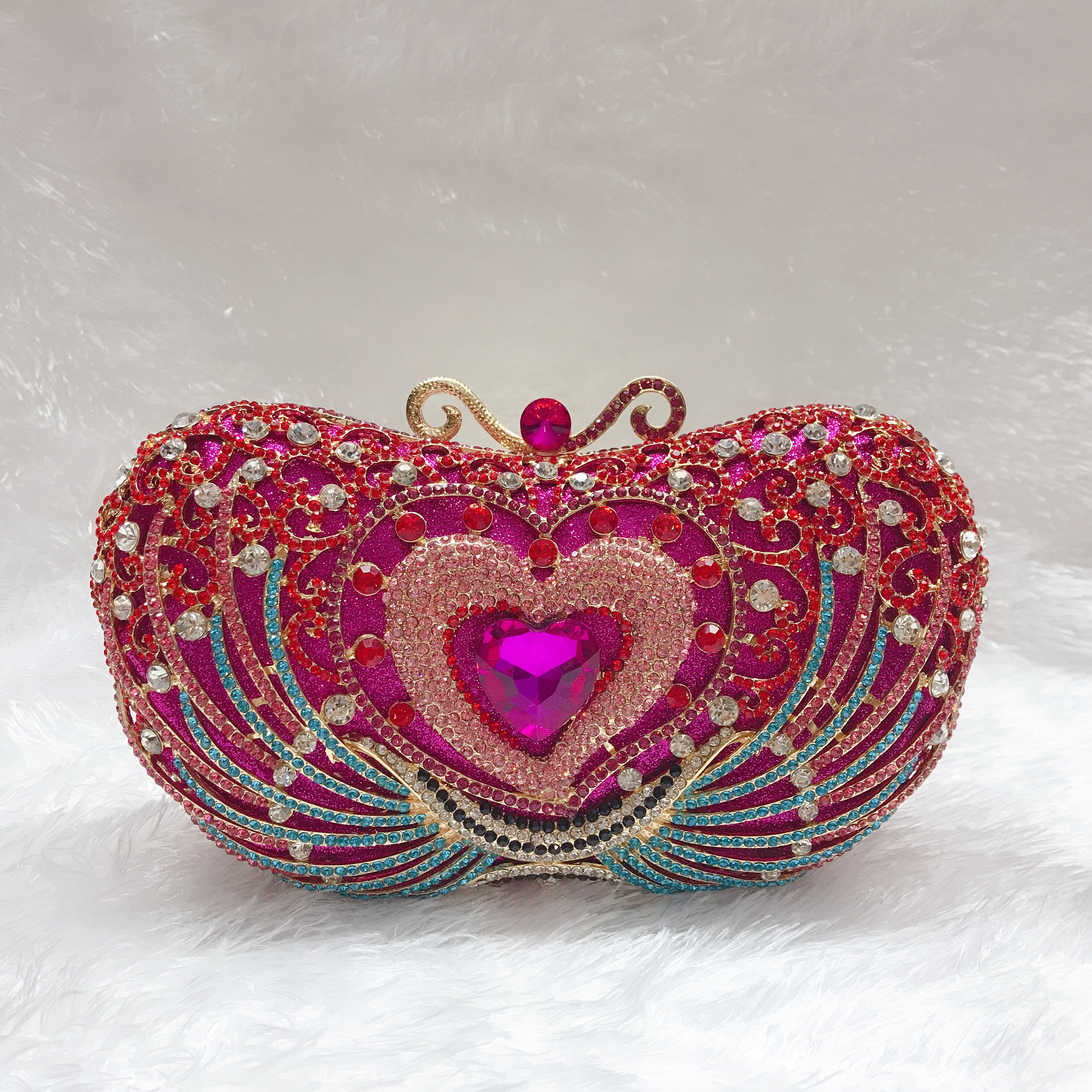 ราคาถูก Love Heart Shape เพชรแ - Women Bags Price บทวิจารณ์และราคา