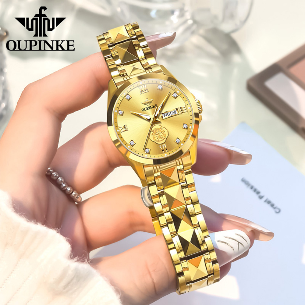 OUPINKE 3305 ผู้หญิงนาฬิกาเพชร - Women Bags Ru บทวิจารณ์และราคา