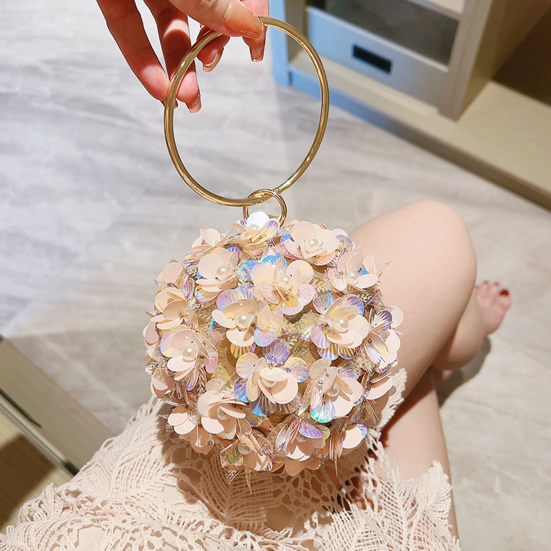 มินิเลื่อมดอกไม้กระเป๋า,Elegan - Clutch Bag Evening บทวิจารณ์และราคา