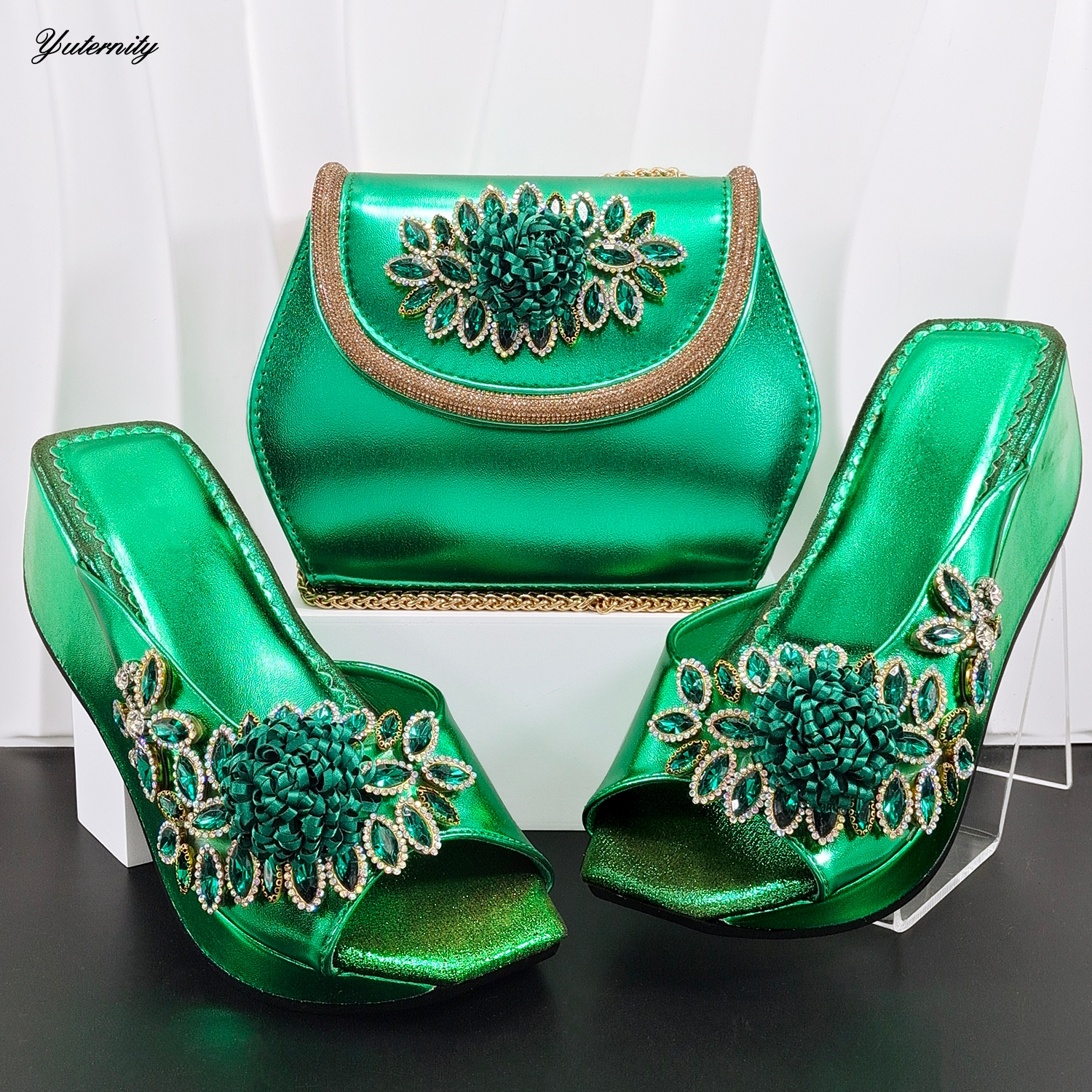 รองเท้าส้นสูงแฟชั่นหรูหราสำหรั - Women Bags Luxury บทวิจารณ์และราคา