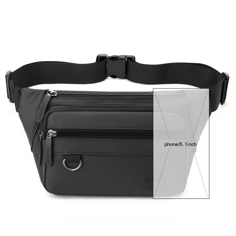 U nisexกันน้ําเอวกระเป๋าแพ็คชา - Women Bags Office บทวิจารณ์และราคา