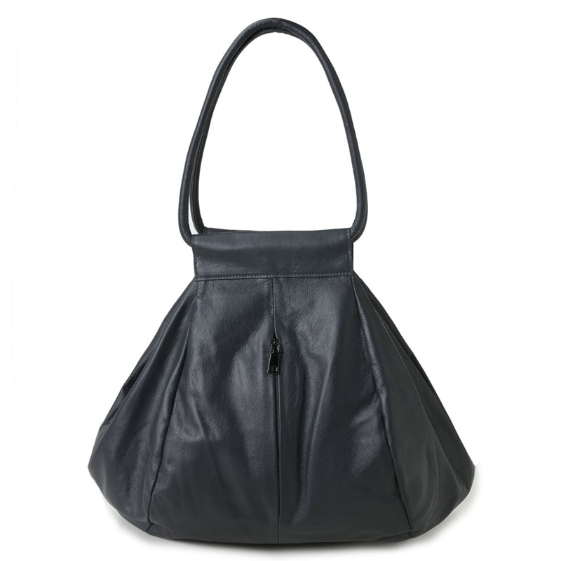 กระเป๋าถือหนังวัวแท้ทรงหลวม ขน - Hobo Bag Slouchy บทวิจารณ์และราคา