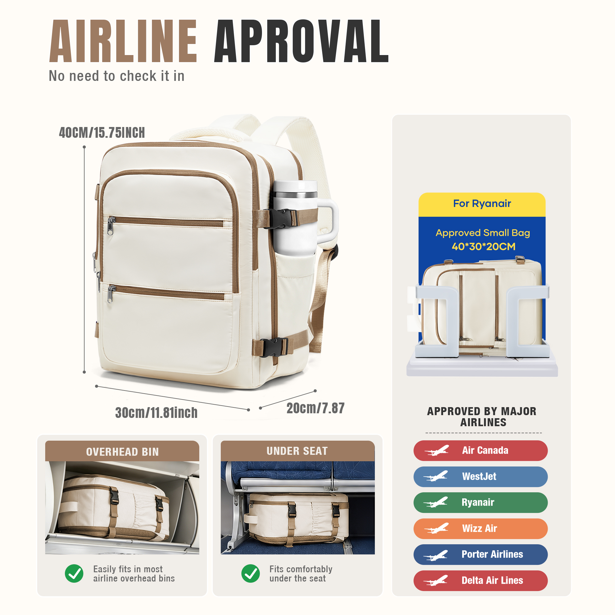 กระเป๋าเป้สะพายหลังแบบสุญญากาศ - Women Bags Office บทวิจารณ์และราคา