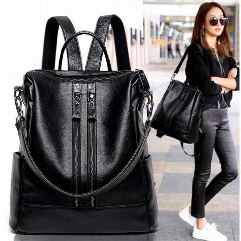 กระเป๋าเป้สะพายหลังหนังนิ่มสำห - Women Bags Office บทวิจารณ์และราคา