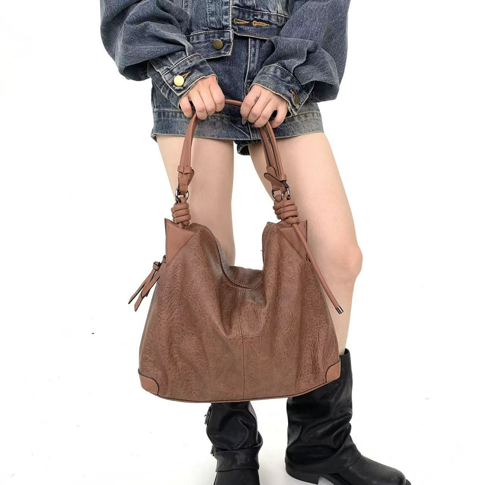 กระเป๋าสะพายไหล่สีพื้นสไตล์ Y2 - Women Bags In Sale บทวิจารณ์และราคา