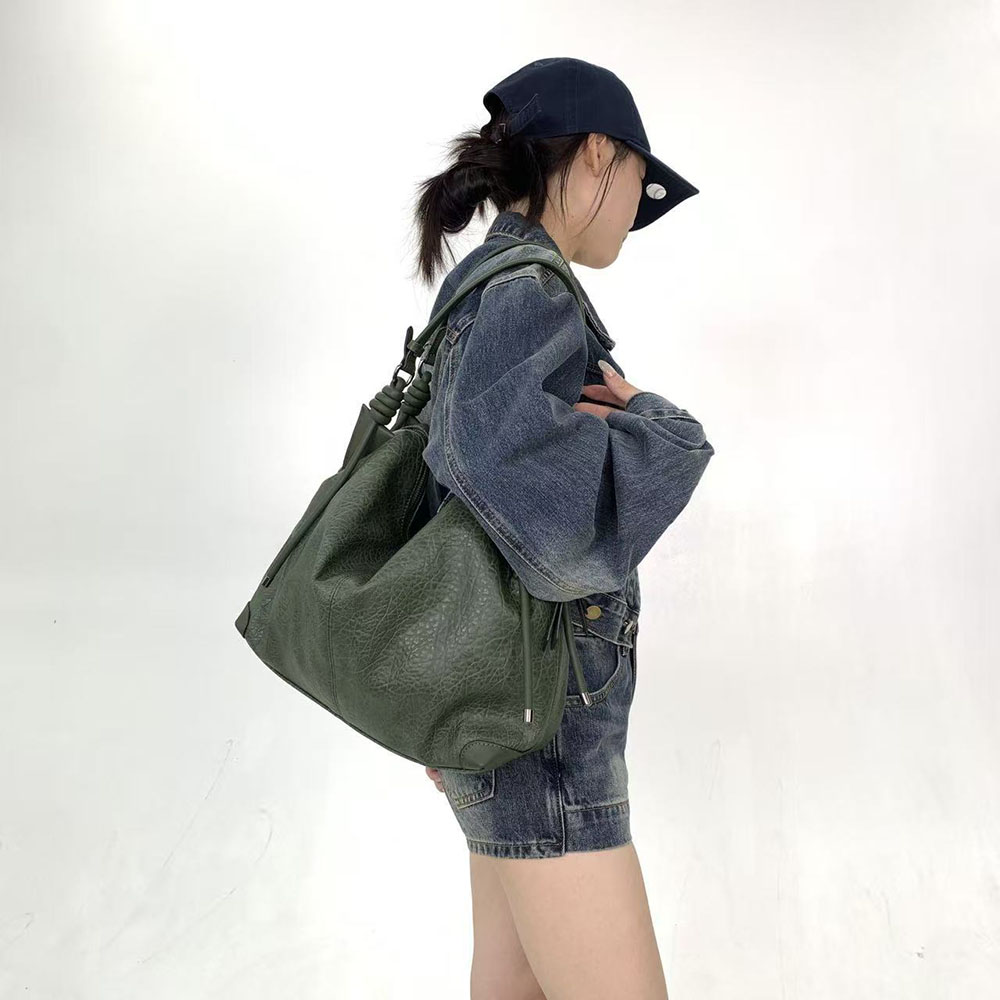 กระเป๋าสะพายไหล่สีพื้นสไตล์ Y2 - Women Bags In Sale บทวิจารณ์และราคา