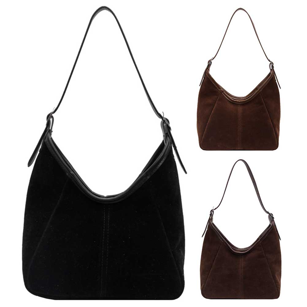 กระเป๋าถือผู้หญิง PU ทรงทันสมั - Hobo Bag Slouchy บทวิจารณ์และราคา