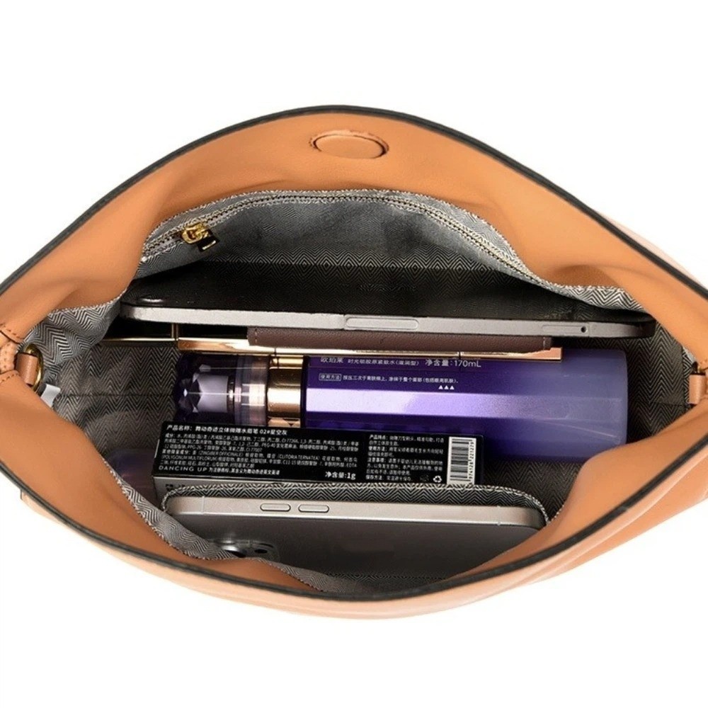 หนัง PU หรูหราแบบสวมสบาย ‌   ก - Hobo Bag Slouchy บทวิจารณ์และราคา