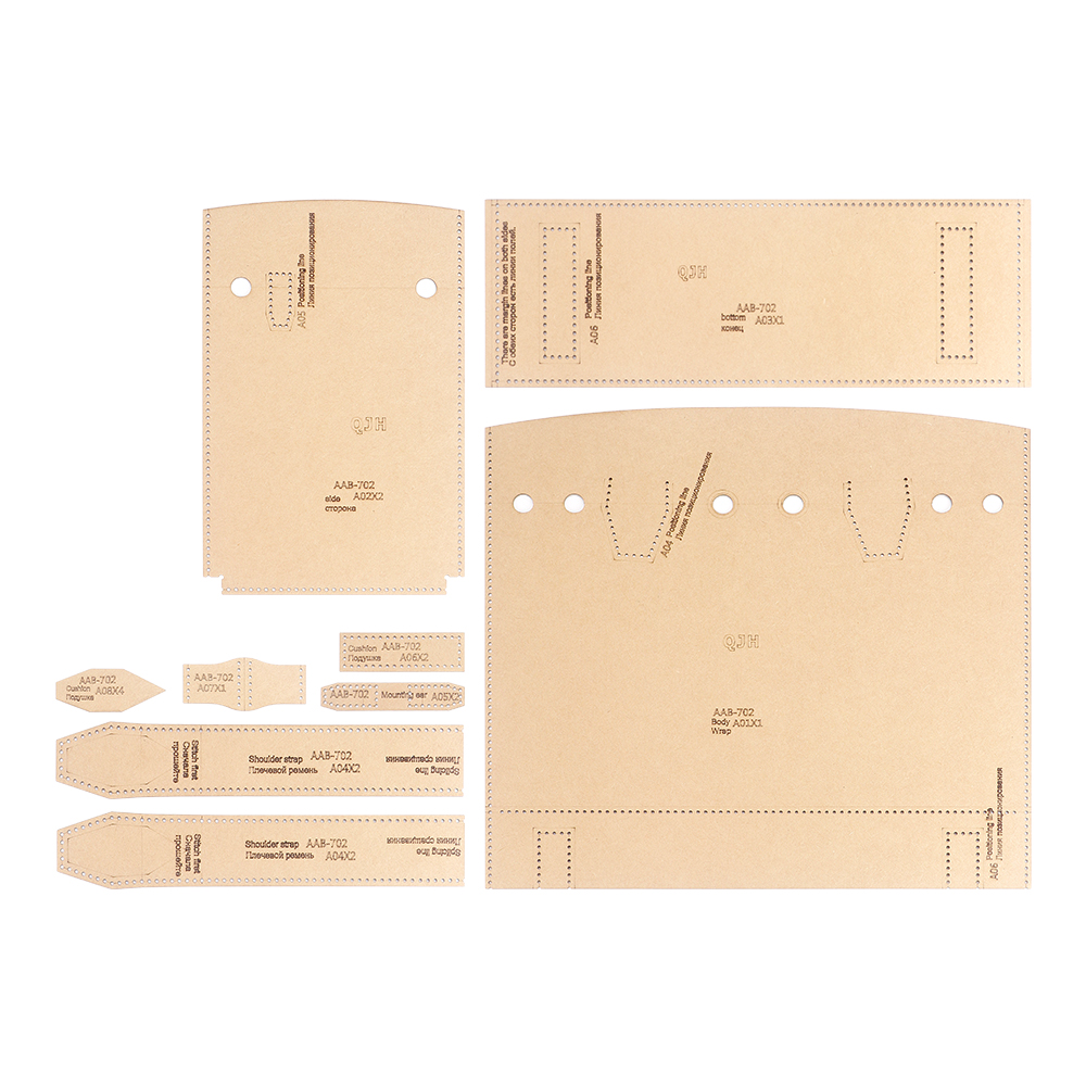1 ชุด DIY กระเป๋าหนังแม่แบบกระ - Women Bags Ru บทวิจารณ์และราคา