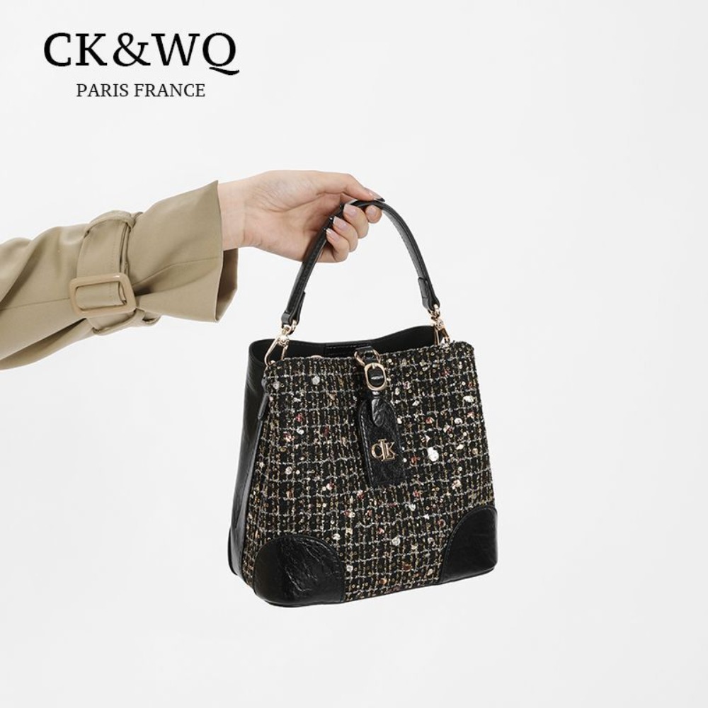CK&WQ กระเป๋าทรงถังความจุขนาดใ - Women Bags Ck บทวิจารณ์และราคา
