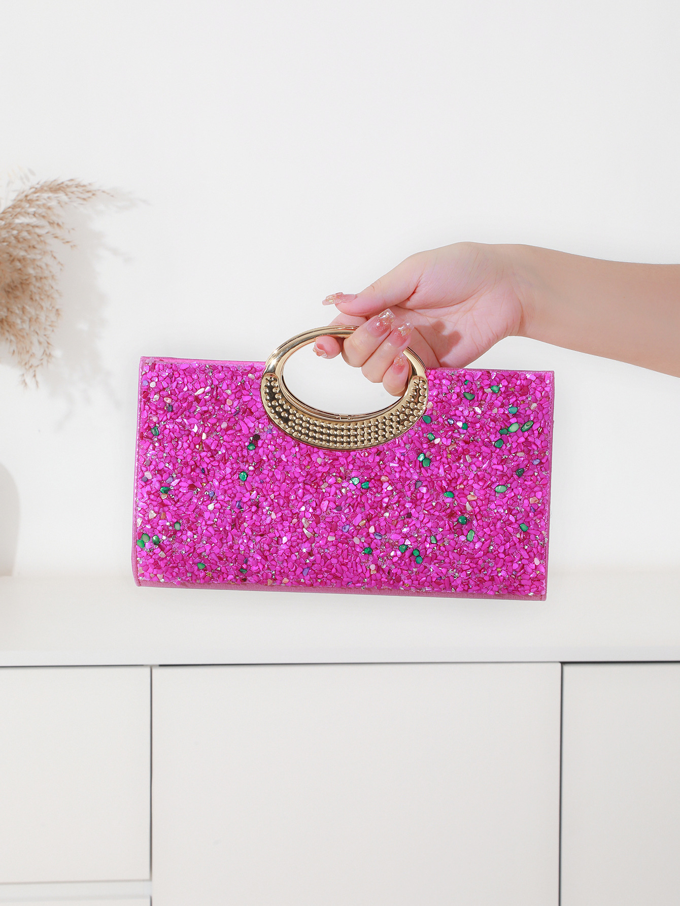 2025 ใหม่ด้านเดียวหินกระเป๋าจั - Clutch Bag Evening บทวิจารณ์และราคา
