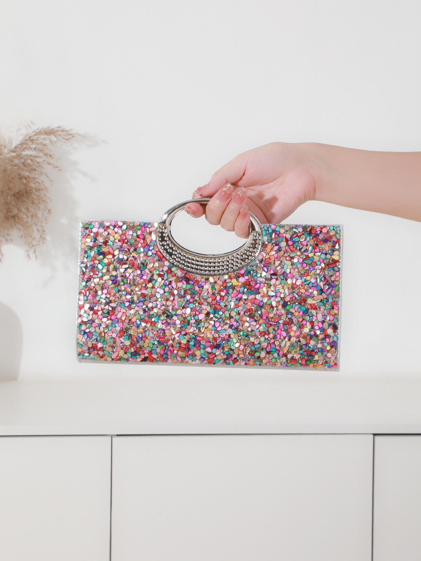 2025 ใหม่ด้านเดียวหินกระเป๋าจั - Clutch Bag Evening บทวิจารณ์และราคา