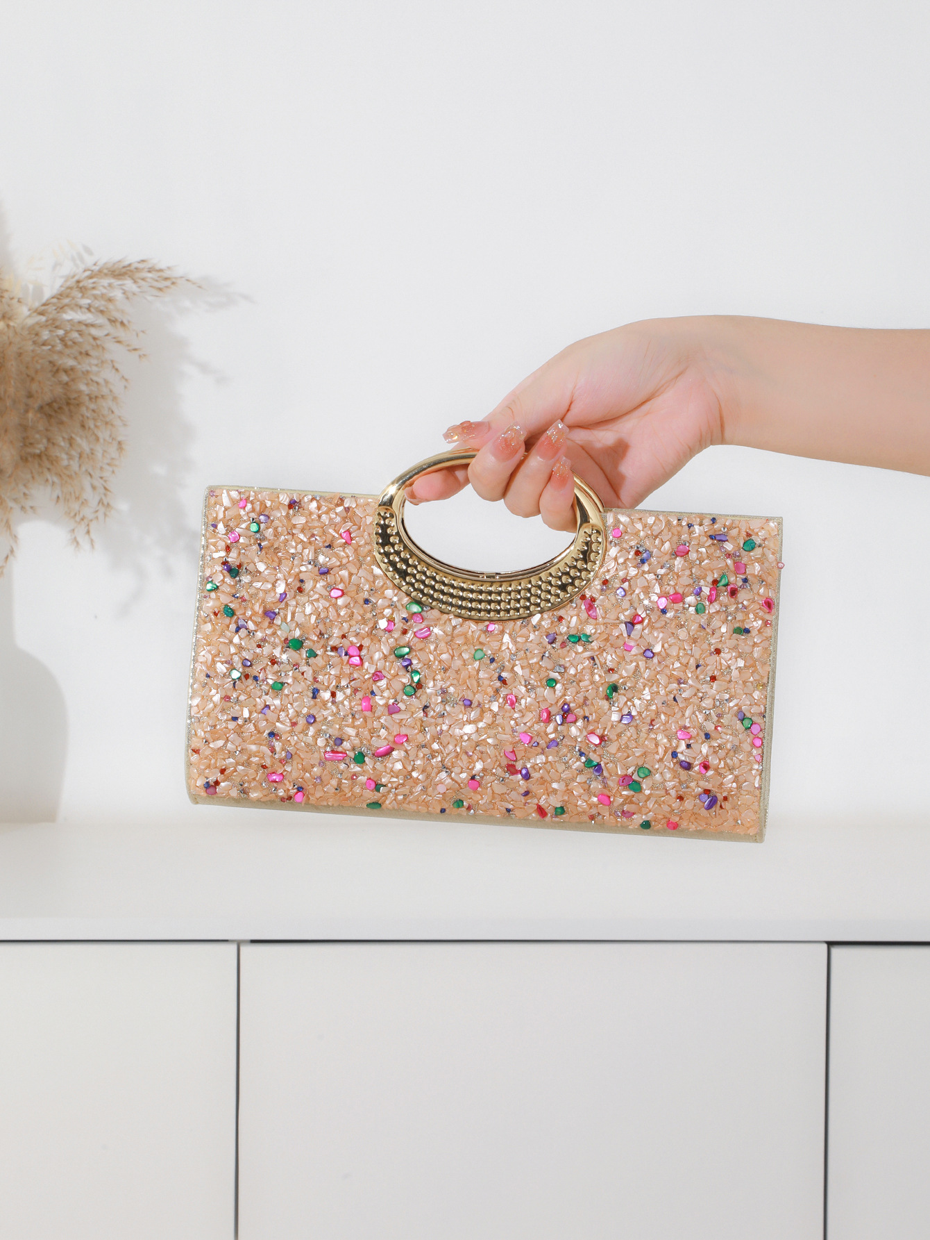2025 ใหม่ด้านเดียวหินกระเป๋าจั - Clutch Bag Evening บทวิจารณ์และราคา